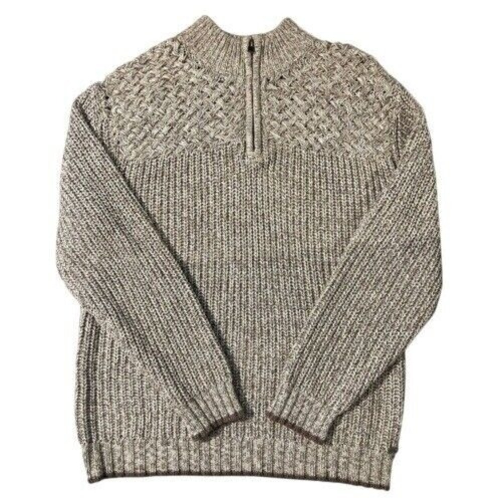 JB Holt Men's McCoy Sweater Quarter Zip Athletic Fit X-Large Warm‎ Cozy Preppy